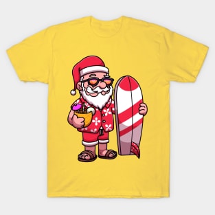 Santa On Vacation T-Shirt